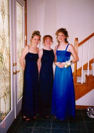 Three Hotties About to Attend a Formal