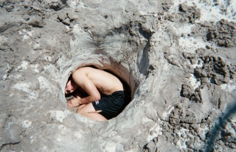 And this is Daniel's SMALL hole!  (Photo Courtesy of Bryon Farris