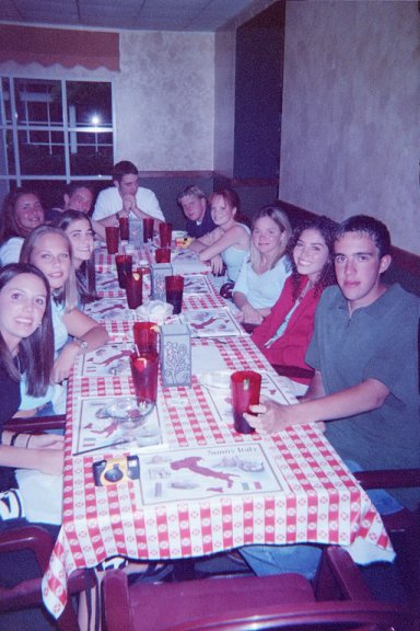 Christen, Kari, Alison, Kirsten, Kenny, Jon, Chuck, Julie, Kelly, Renee, Josh